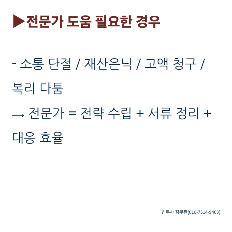 양육비 심판청구, 어떻게 시작해야 할까요? 도표 6