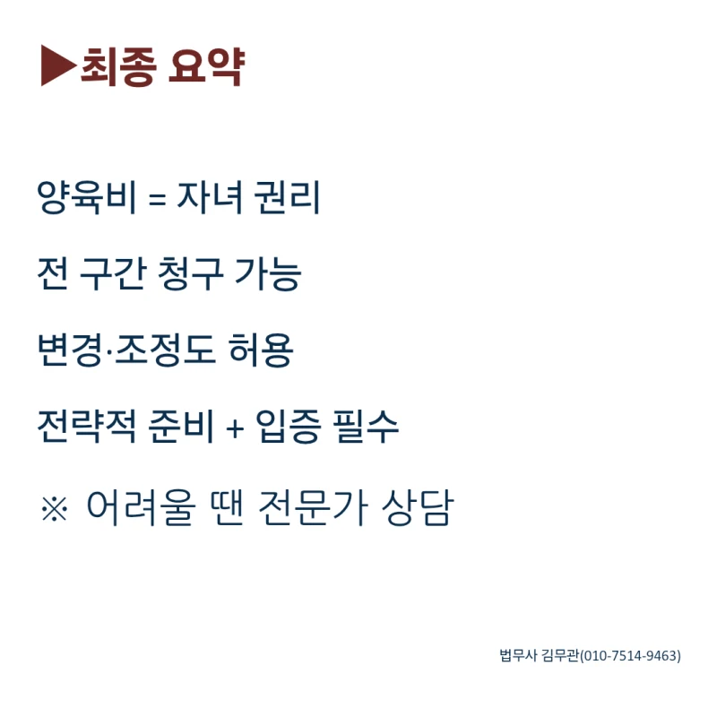 양육비 심판청구, 어떻게 시작해야 할까요? 도표 7