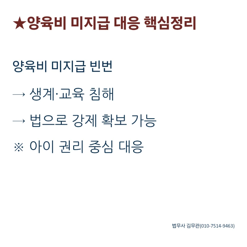 이혼 후 양육비가 끊겼다면? 놓치지 말아야 할 대응 방법은요? 도표 2