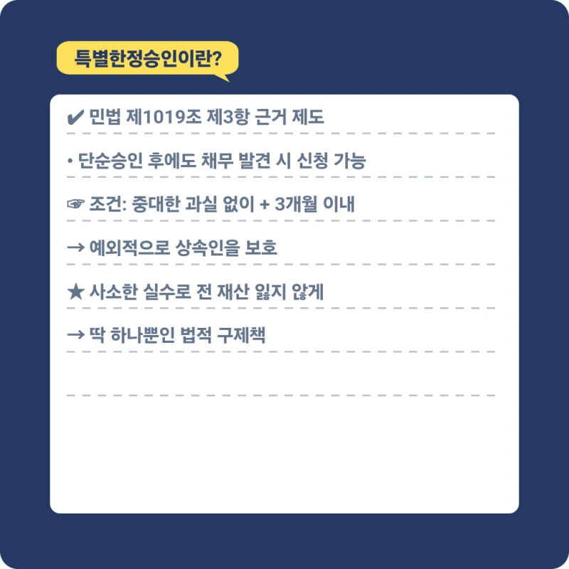 상속특별한정승인, 언제 어떻게 해야 할까요? 도표 4