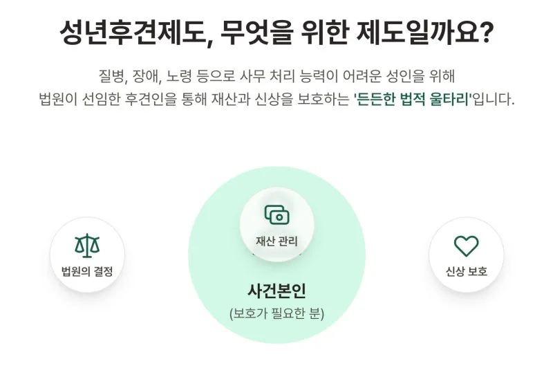 성년후견신청 어떻게 하나요? 기초 서류 목록 도표 3