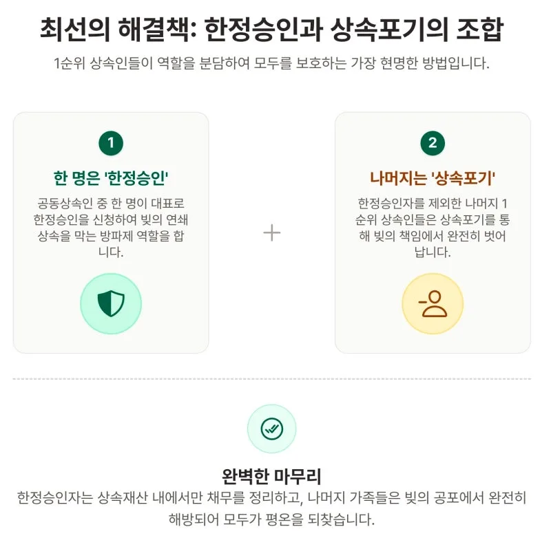 '한정승인' 단 한 번의 신청으로 상속빚 대물림의 고리를 끊는 방법. 도표 5