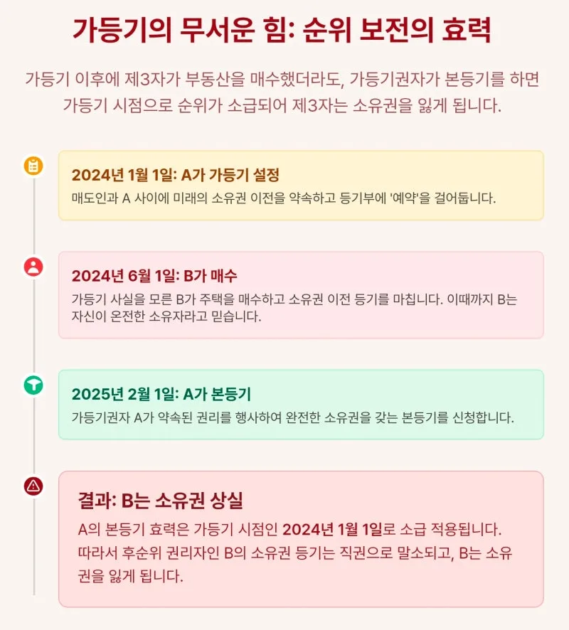 가등기란 무엇인가요? 자세히 설명해 드리겠습니다. 도표 4
