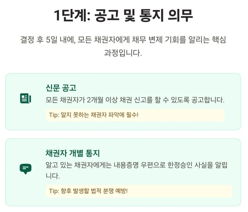 한정승인 효과, 법원 결정문 받으면 모든 빚이 사라지는 걸까요? 도표 6