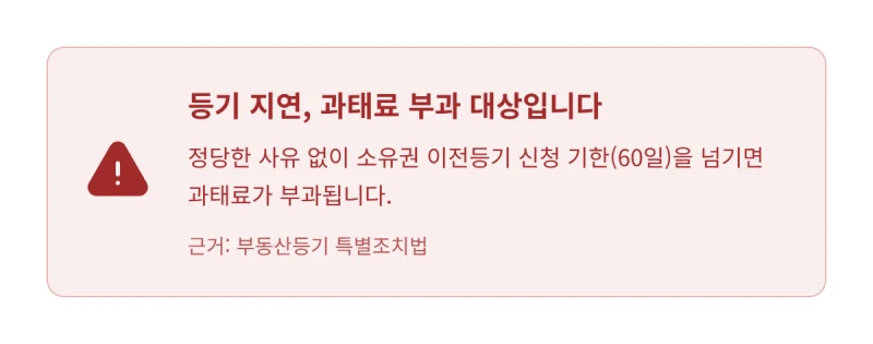 부동산 매매 소유권 이전등기 주의할 점, 부동산 매매 소유권 이전등기, 법무사 없이 직접 하려다 과태료 폭탄? 31년 경력 법무사가 알려주는 주의사항안녕하십니까. 도표 5