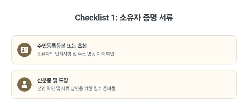 신축 건물 소유권보존등기 절차와 비용, 셀프로 하기 전 확인할 점 도표 6