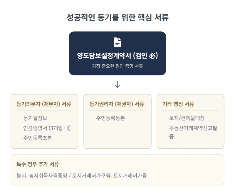 양도담보 소유권이전등기 절차, 서류와 세금까지 한 번에 정리 도표 6