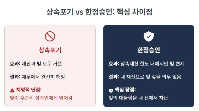 한정승인 심판청구 : 고인의 빚 상속 문제, 한정승인 심판청구와 상속포기 중 내 상황에 맞는 최적의 방법은? (특별한정승인 포함) 도표 5
