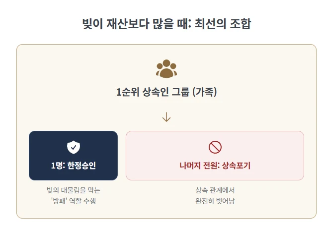 한정승인 심판청구 : 고인의 빚 상속 문제, 한정승인 심판청구와 상속포기 중 내 상황에 맞는 최적의 방법은? (특별한정승인 포함) 도표 7