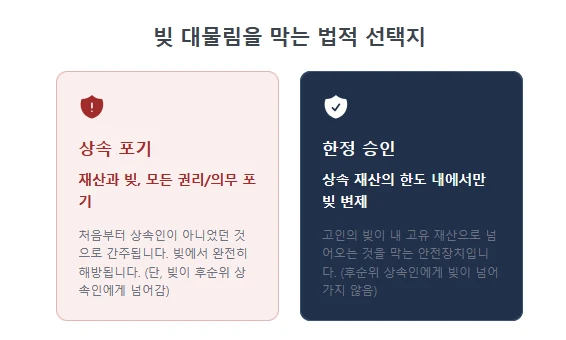 부모님 빚 상속 문제, 상속포기 안하면 정말 큰일 나나요? 상속포기 기간과 절차, 효과까지 법무사가 명쾌하게 알려드립니다. 도표 2