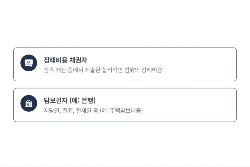한정승인 채권 변제 순서, 우선권 있는 채권자와 일반 채권자 중 누구에게 먼저 갚아야 하나요? 31년 경력 법무사가 명쾌하게 정리합니다. 도표 5