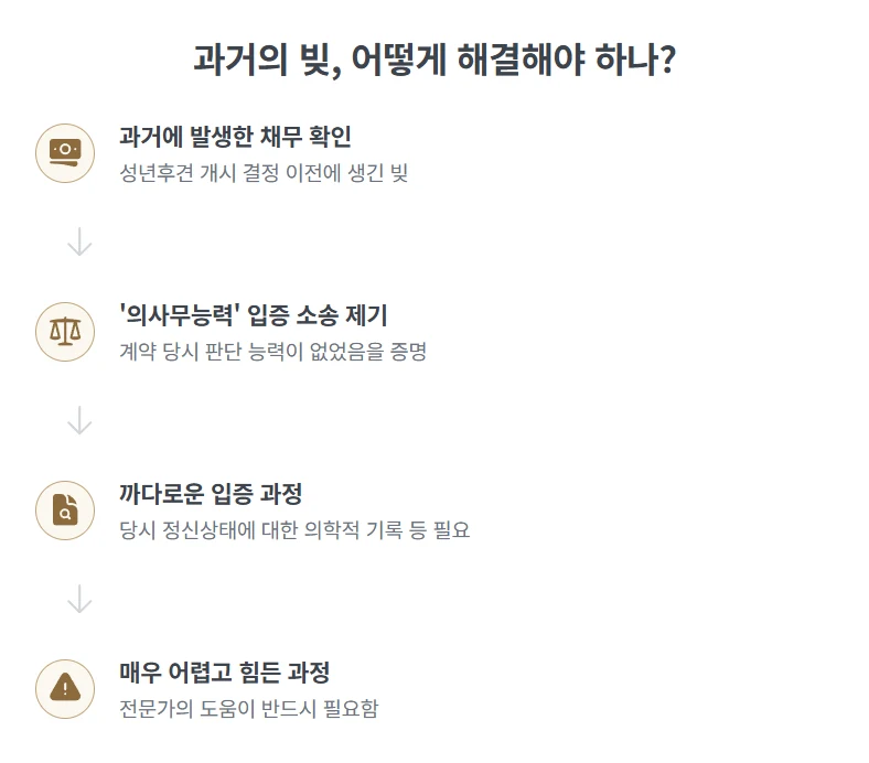 치매 부모님 카드빚과 대출, 성년후견으로 취소할 수 있는지 판단 기준 도표 3
