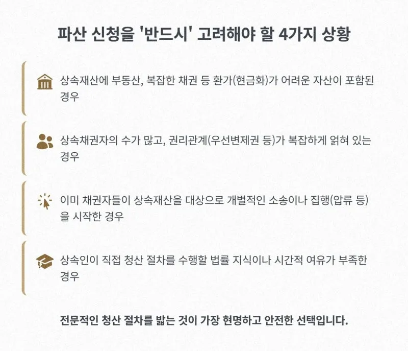 [31년 경력 법무사 조언] 한정승인 후에도 남은 상속채무, 상속재산 파산 신청으로 복잡한 빚 잔치 깔끔하게 끝내는 마지막 방법은? 도표 9