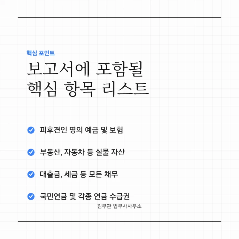 법원 재산목록보고서 제출, 성년후견인 지정 후 2개월 안에 놓치면 안 되는 준비 순서 도표 3